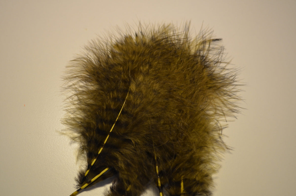 Hends Grizzly Marabou - Olive / Black