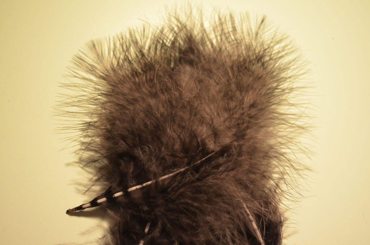 Hends Grizzly Marabou - Grey / Black